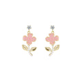 Grow Towards The Sun Pink Earrings