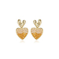 Ava's Dream Drop Orange Earrings