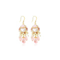 Swinging Chalce Pink Earrings