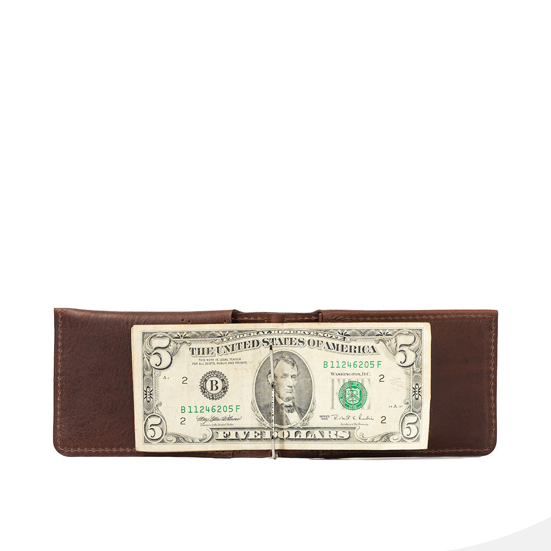 Leather AirTag Wallet with Money Clip 2.0 | RFID Blocking