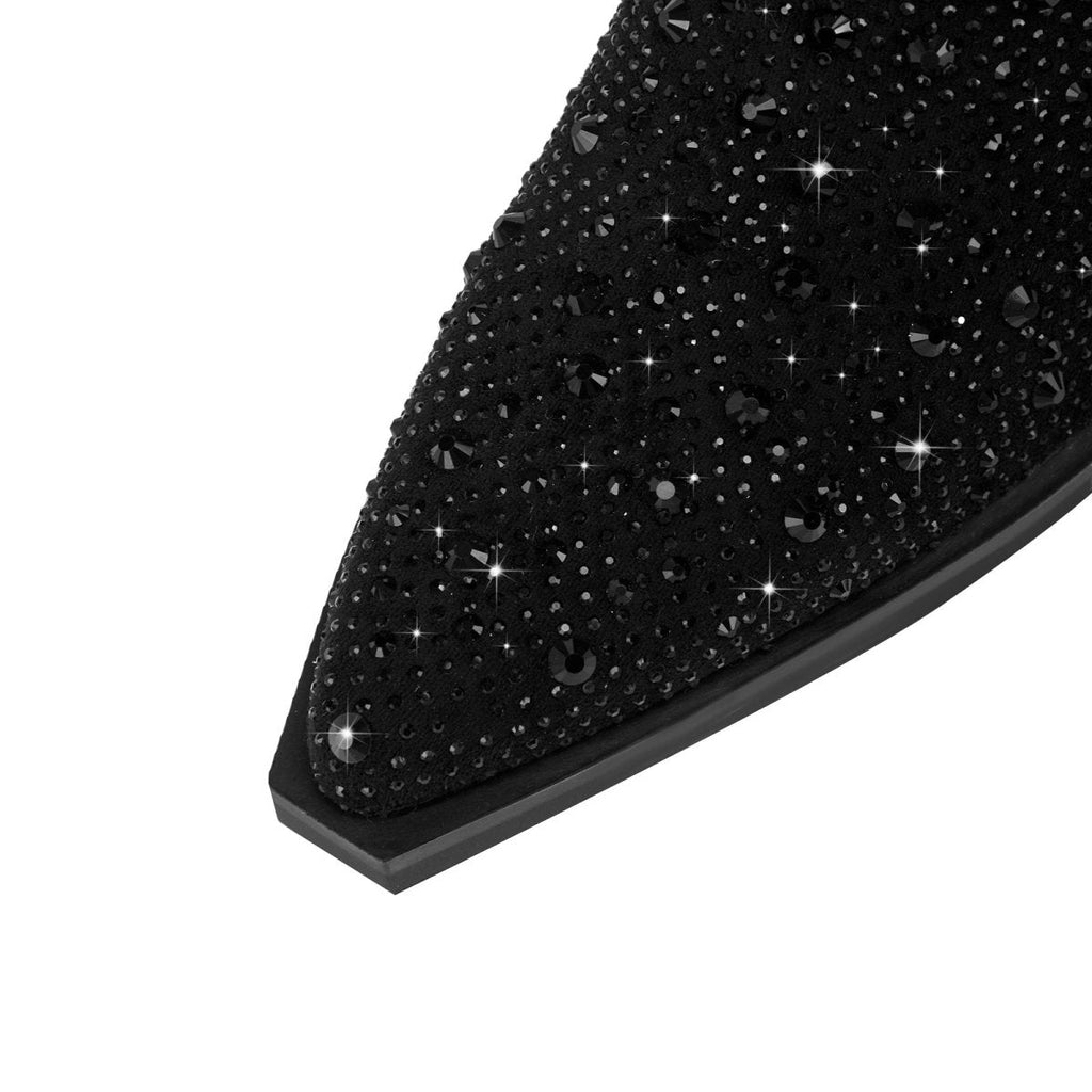 Elegant Rhinestone Country Princess Boots