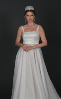 Dılay narrow skirt a line wedding dress