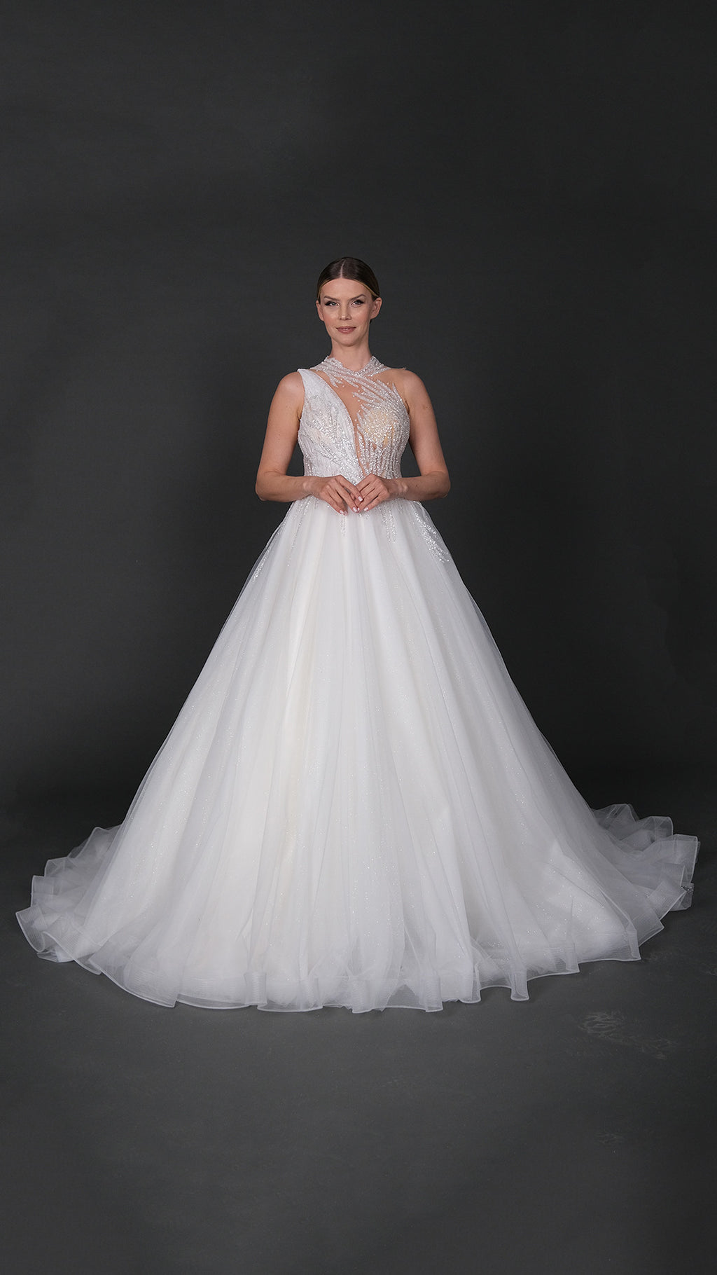 Katre narrow skirt a line wedding dress