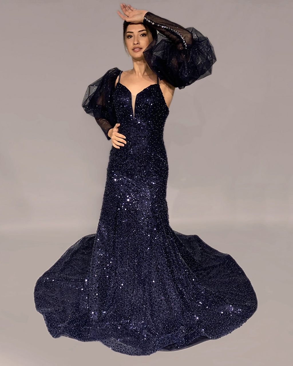Turna colored wedding dress