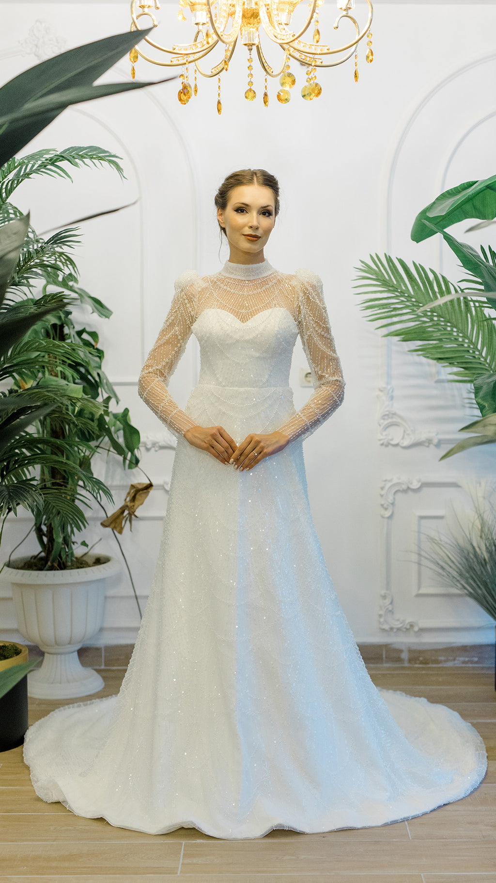 BERRAK column wedding dress