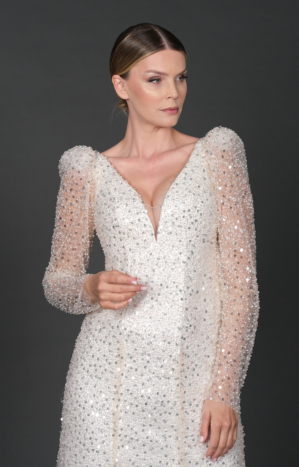 Lamıa mini wedding dress