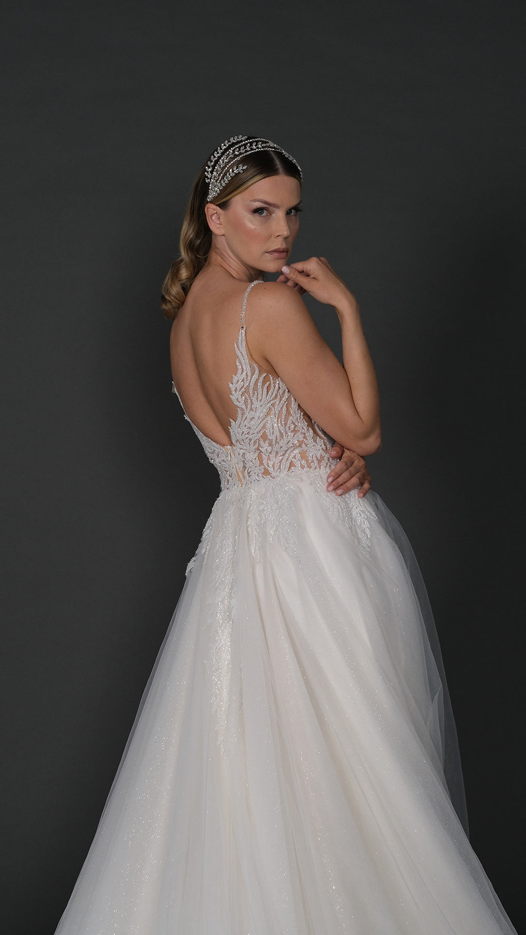 KARSU narrow skirt a line wedding dress