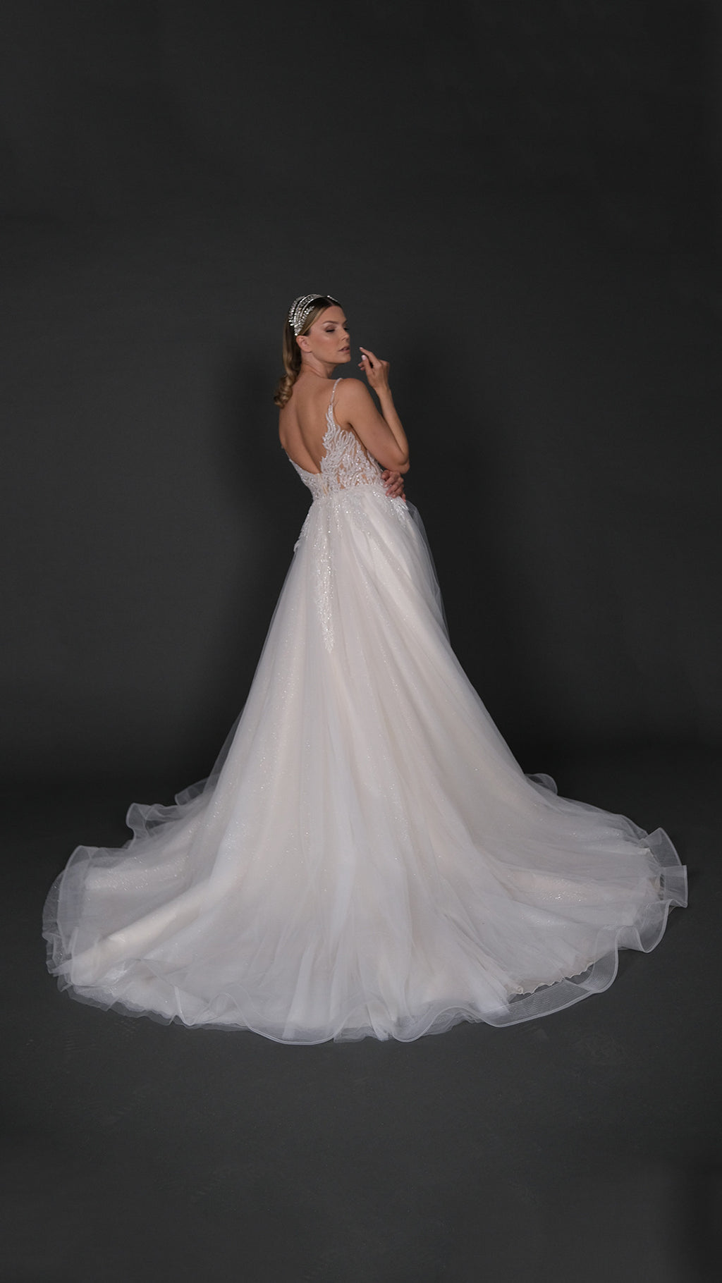 KARSU narrow skirt a line wedding dress