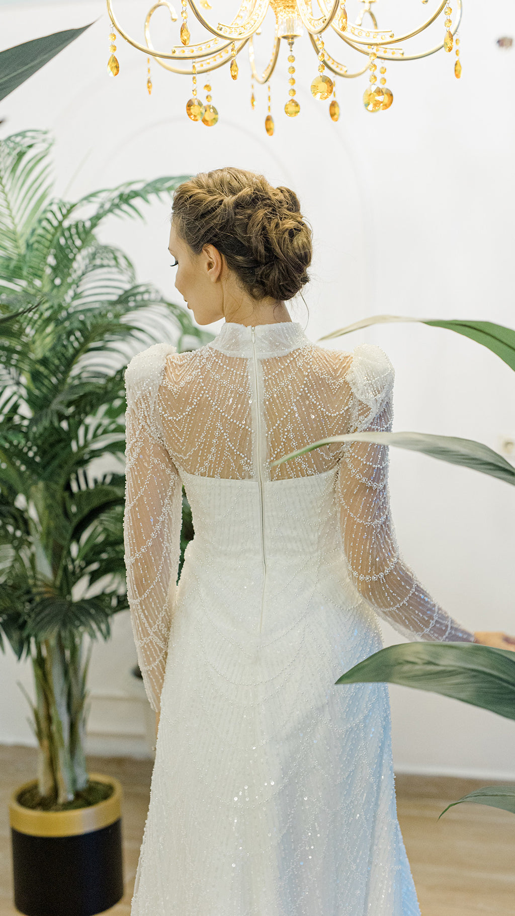 BERRAK column wedding dress
