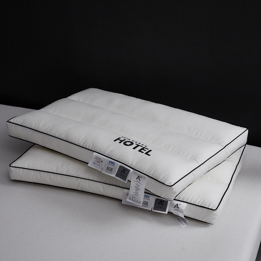 100% Cotton Five Star Hotel Pillow 2 Pack Set