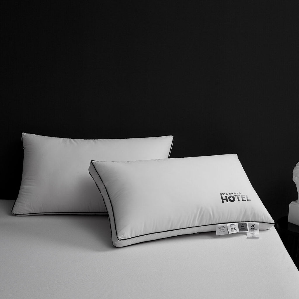 100% Cotton Five Star Hotel Pillow 2 Pack Set