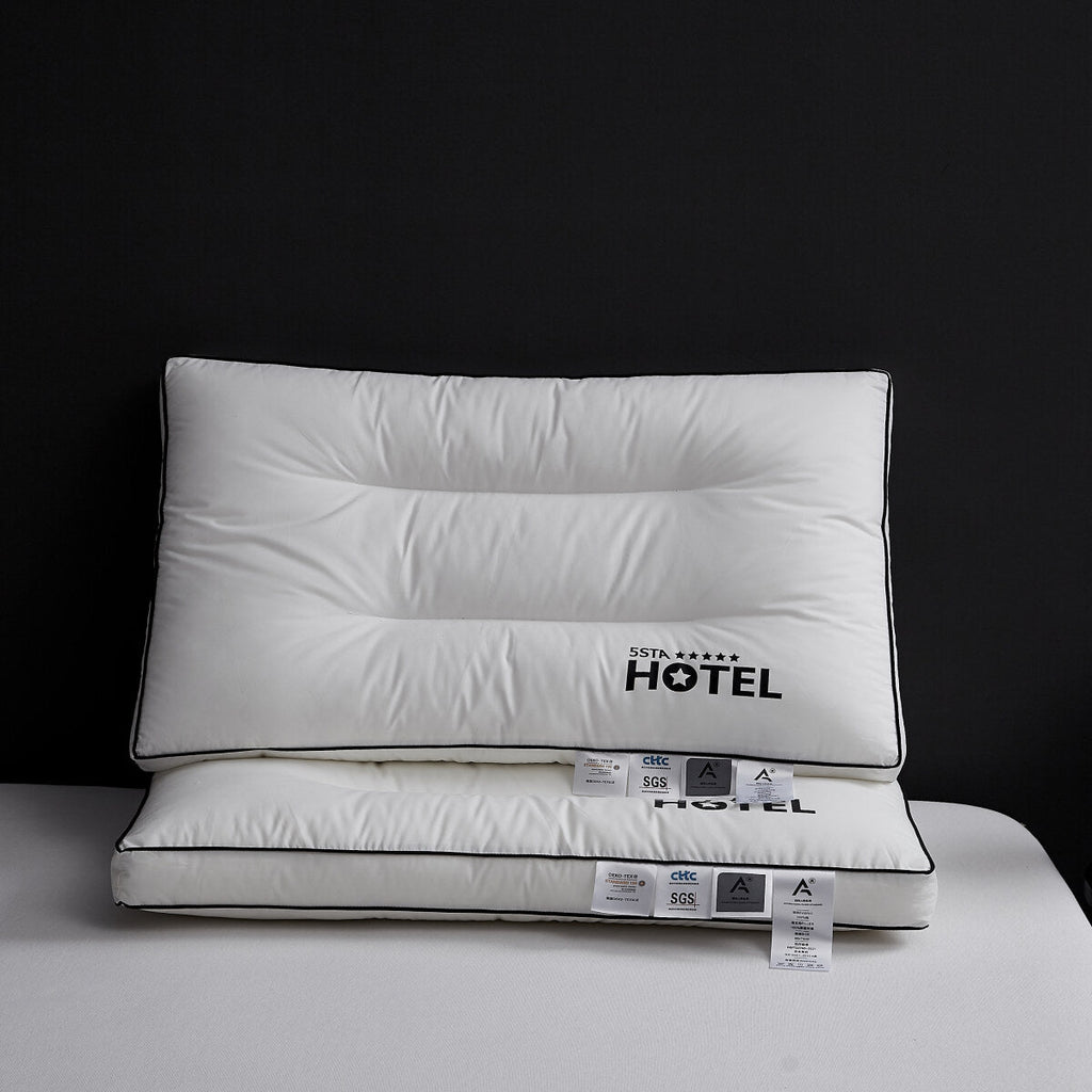 100% Cotton Five Star Hotel Pillow 2 Pack Set