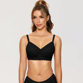 Floral Lace Wireless Minimizer Bra