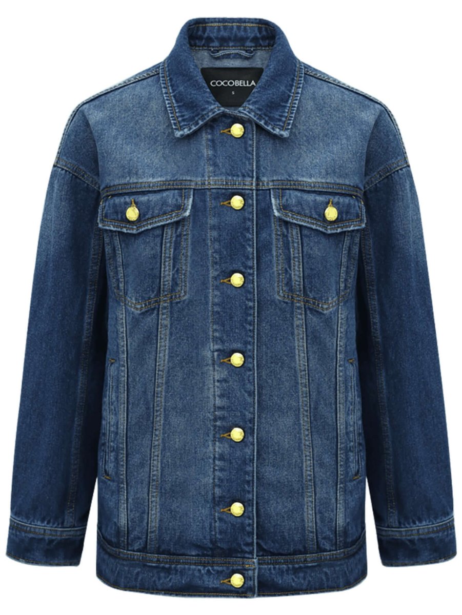 Oversized Blue Boyfriend Denim Jacket