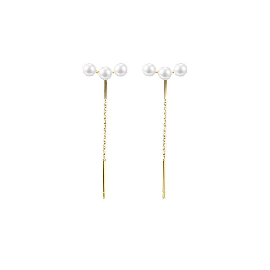 Pearl Collector Gold Earrings Set