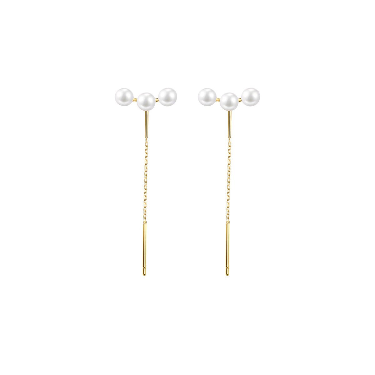 Pearl Collector Gold Earrings Set